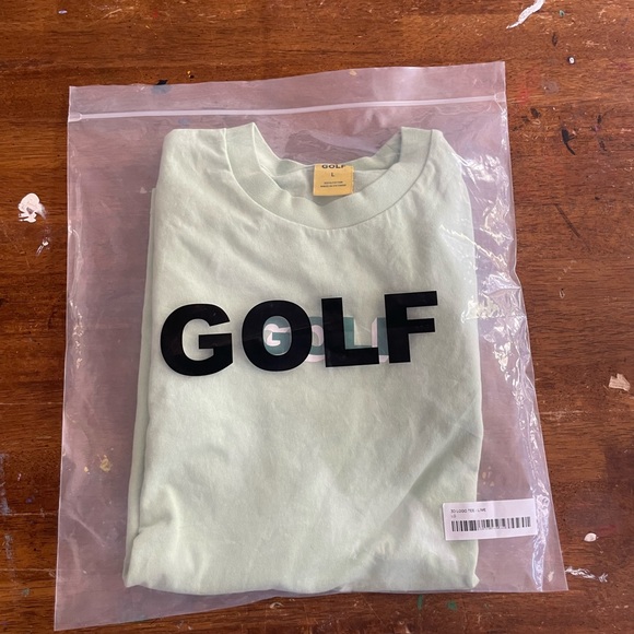 Golf Wang Shirts Golf Wang Shirt 3d Lime Logo Tee Poshmark